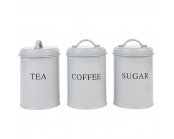 Tea Coffee Sugar Storage Tins